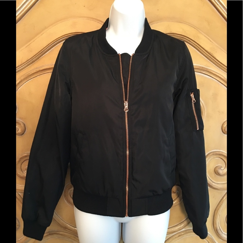 Love Tree Black Quilted Jacket